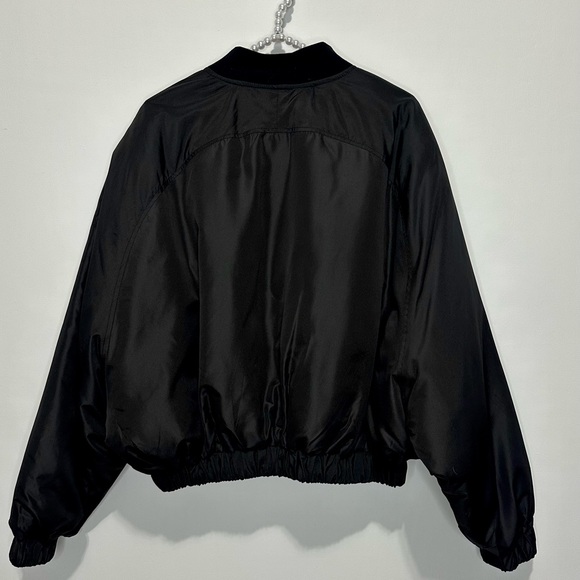 Forever 21 Black Crop Bomber Jacket - Picture 8 of 13